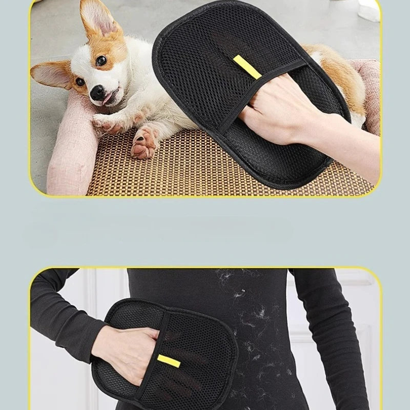Manopla Quitapelos Reutilizable para Mascotas